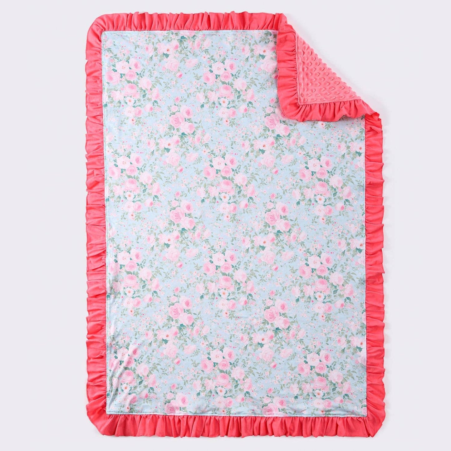 Rosebud Mint Blanket