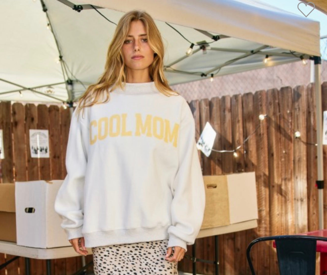 Mother Reversible mock neck
