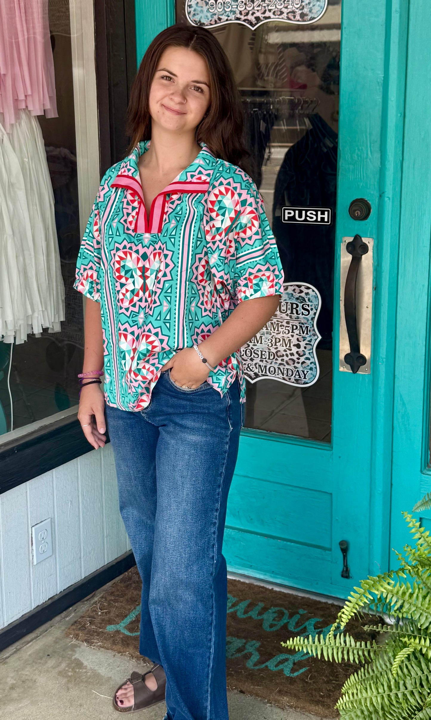 Coastal vibes top