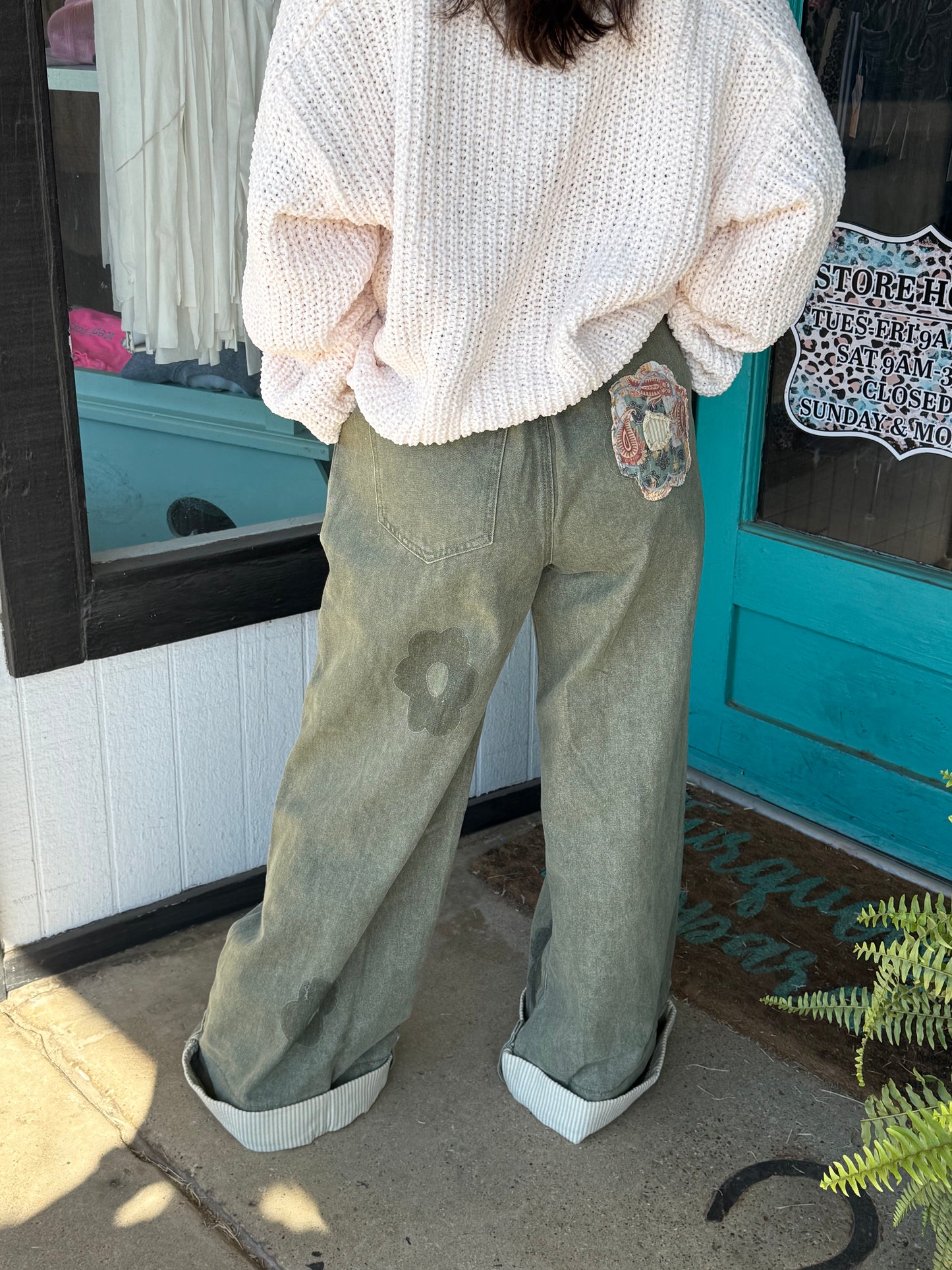 All I want wide leg jeans