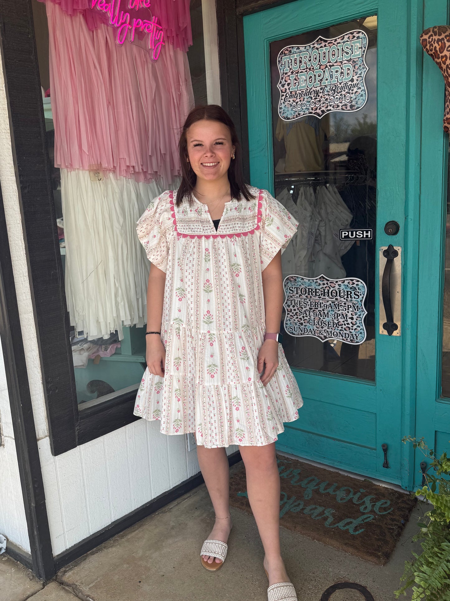 Pretty in pink dress