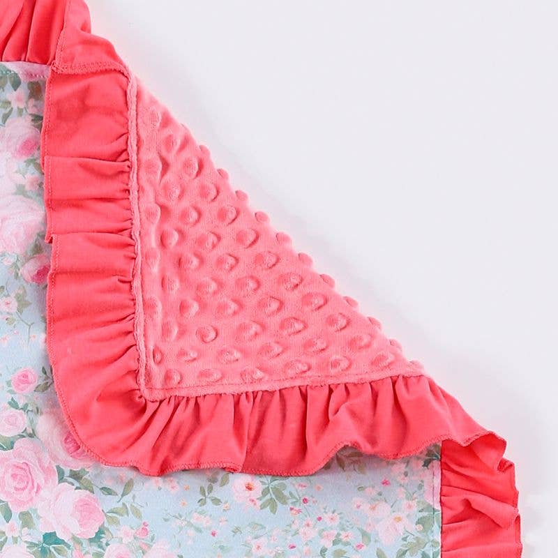 Rosebud Mint Blanket