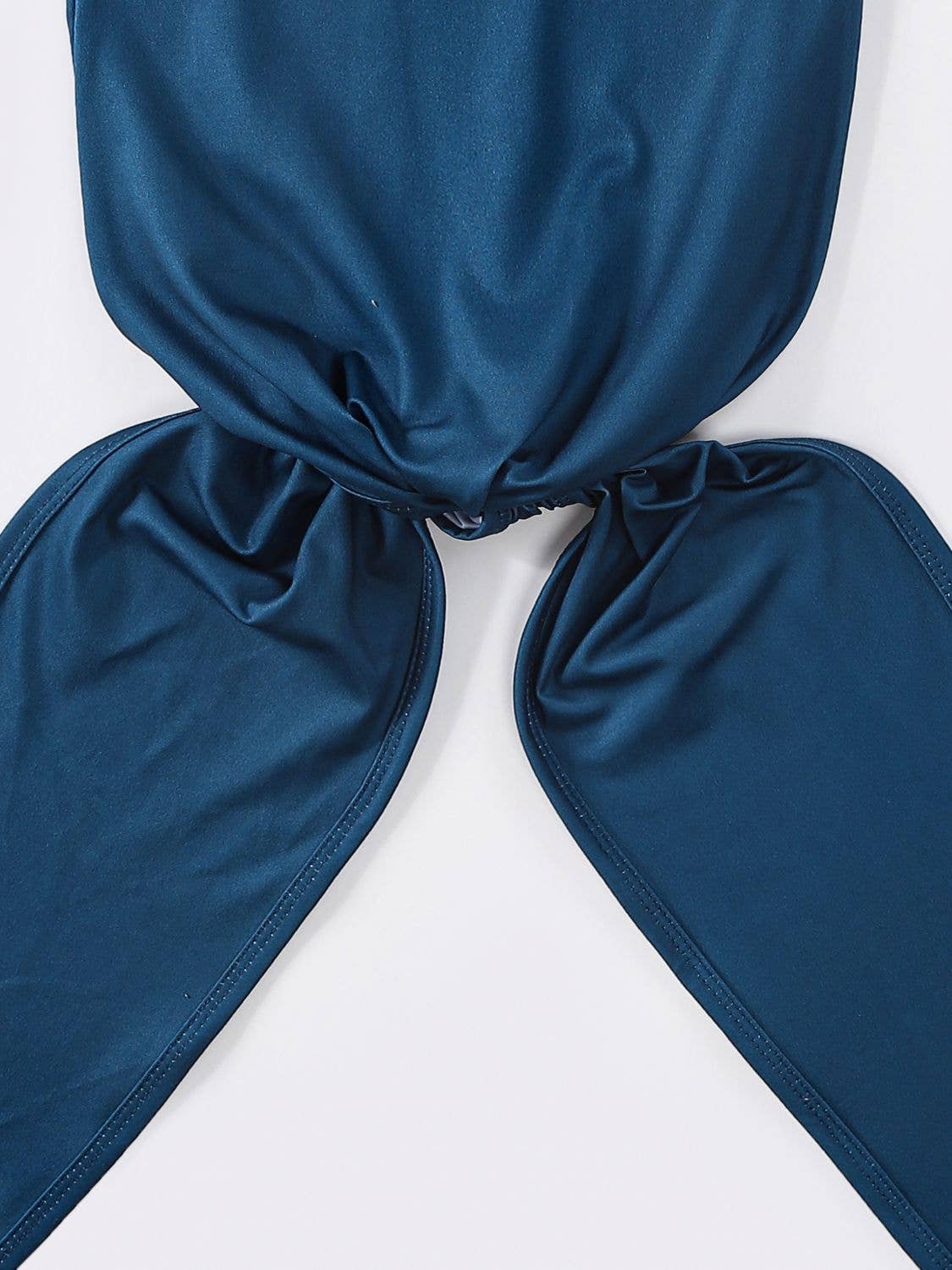 Oxford Blue Baby Knotted Gown