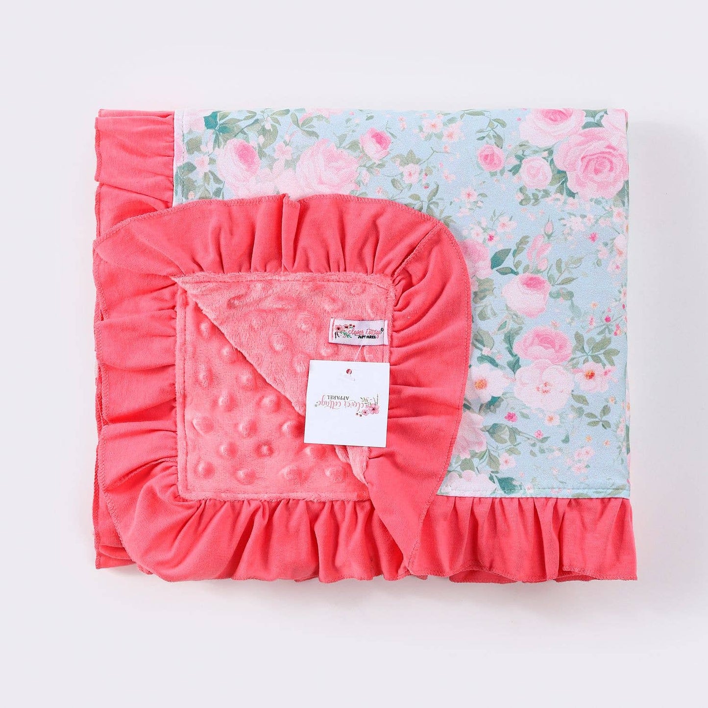 Rosebud Mint Blanket