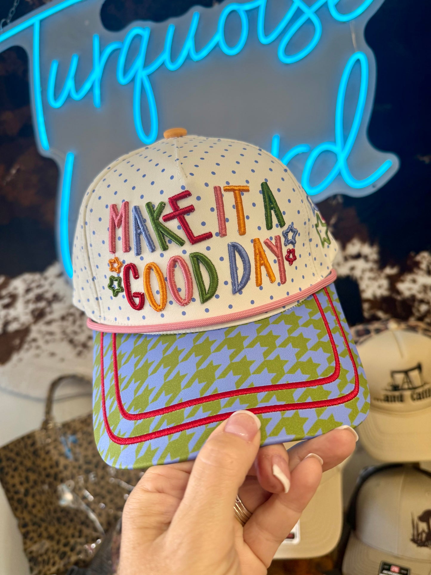 Make it a good day trucker hat