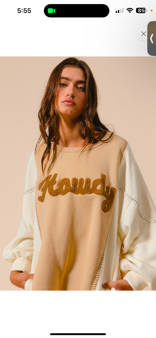 Howdy sweatshirt