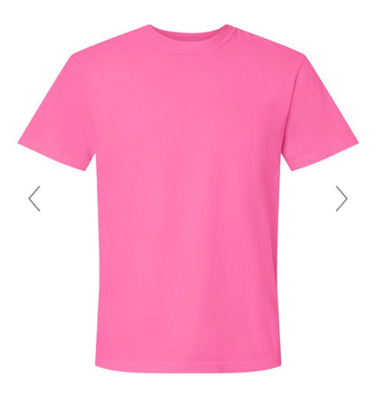 Neon monogram tee