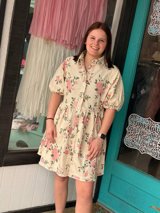 Beautiful blooms dress