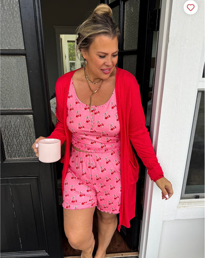 Cherry on top pajama set