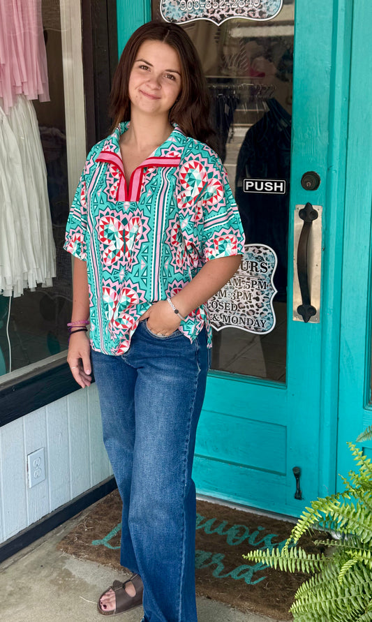 Coastal vibes top