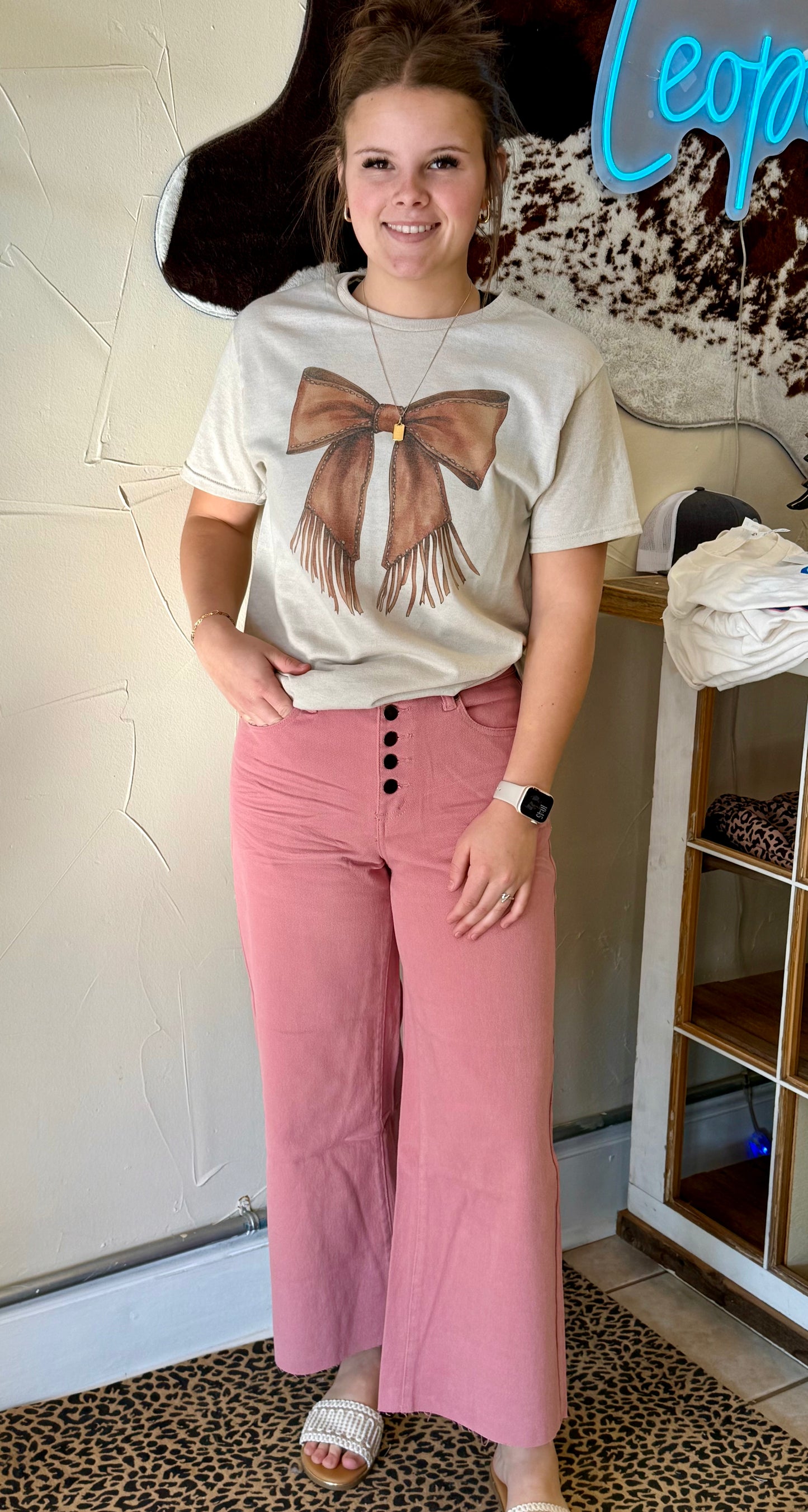 Rose colored crops