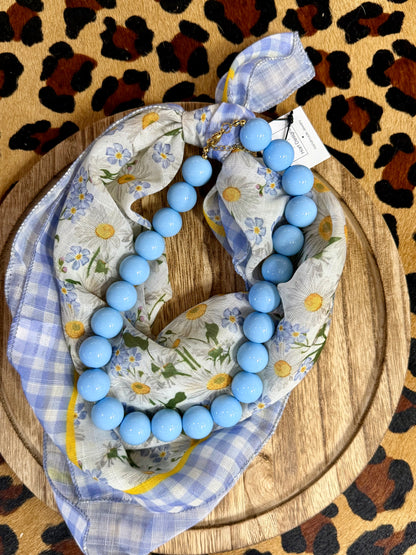 Bubblegum ball necklace