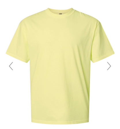 Neon monogram tee