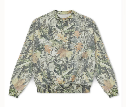 Camo Custom Embroidery shirt/crew