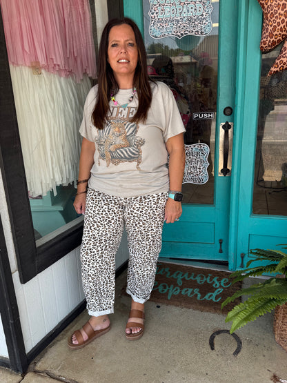 Safari Stroll Cuffed Hem Barrel Jeans