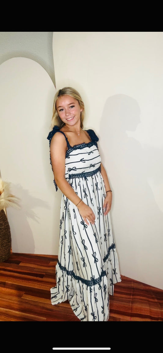 Lady in Blue dress