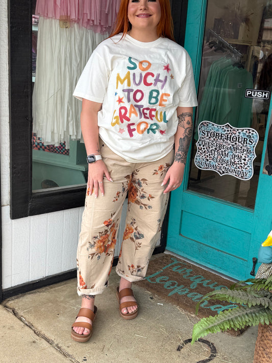 Harvest Bloom Corduroy Pant
