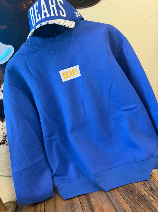 Bears patch mockneck