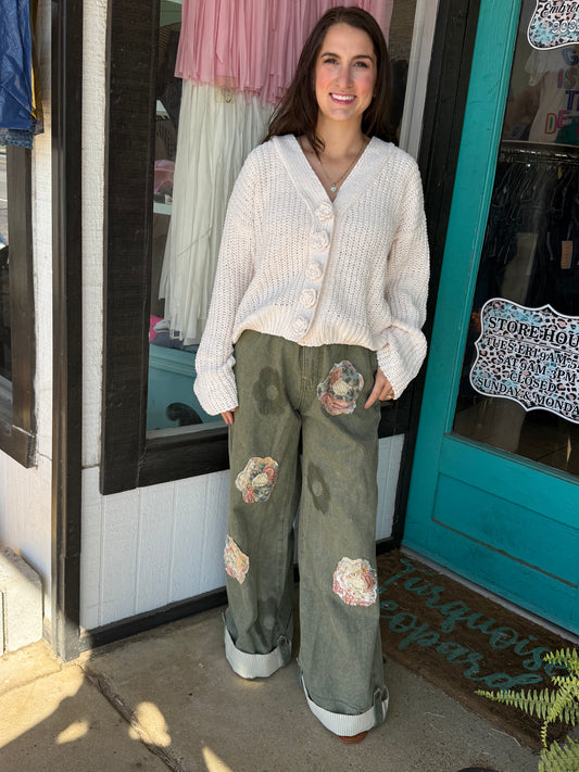 All I want wide leg jeans
