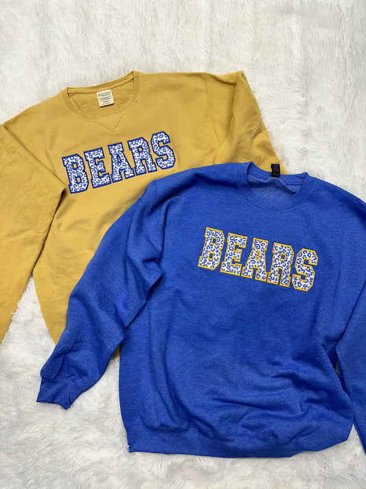 Bears leopard sweatshirt