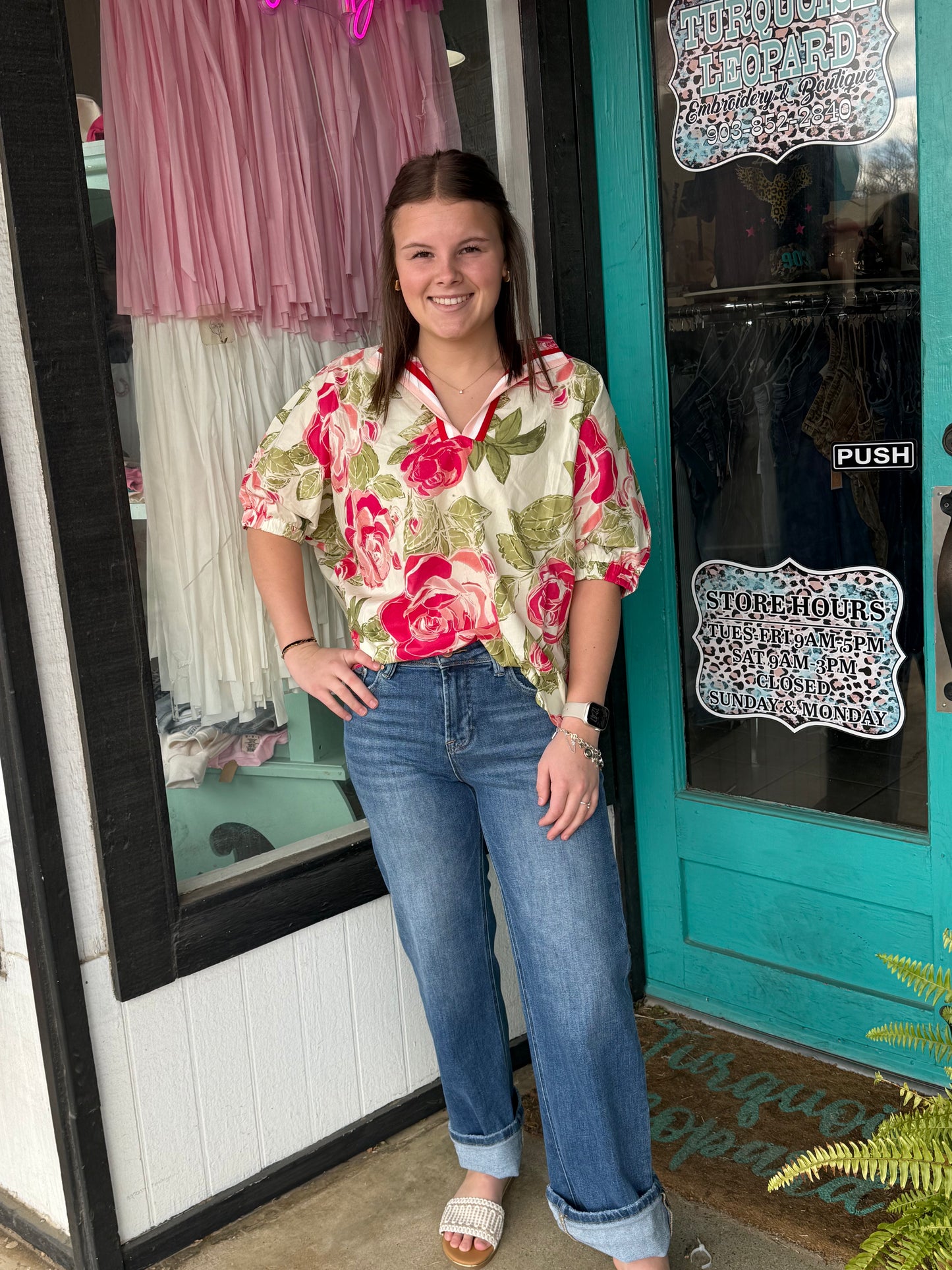 Pretty in Pink top