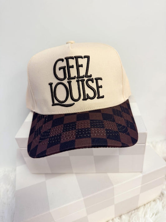 Geez Louise trucker hat