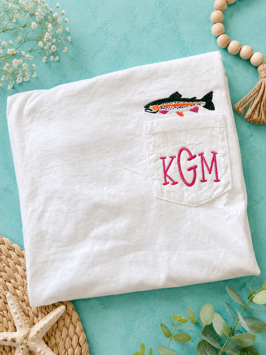 Trout pocket tee