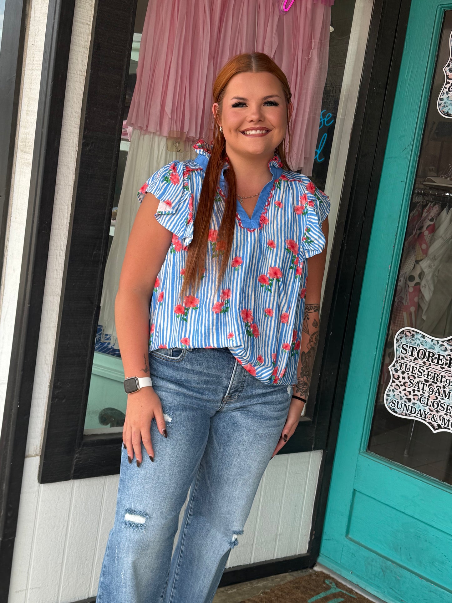 Blushing Bloom top