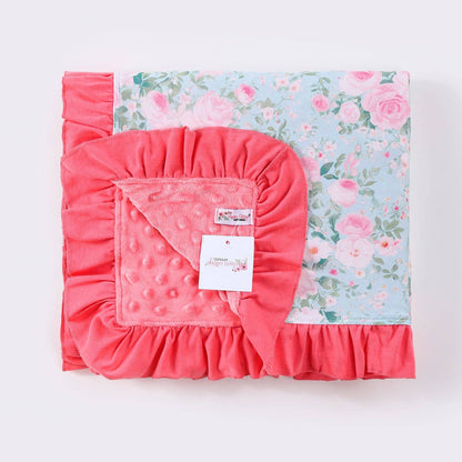 Rosebud Mint Blanket